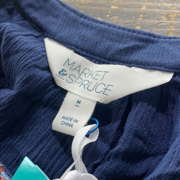 MARKET & SPRUCE Indy Embroidery Blouse - M - Picture 7 of 10